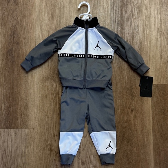 Jordan Other - Jordan Jumpman Two Piece Jumpsuit Smoke Gray 12 Month NWT
